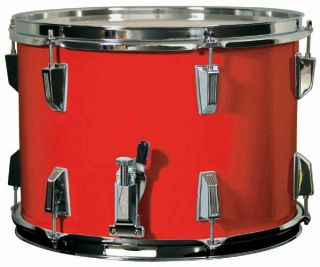 Adam Marching Band 14 x 10 Snare Drum w Sticks Straps Red