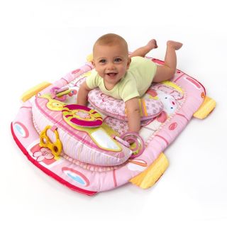   Tummy Time Cruiser Car Prop and Play Pink Activity Mat Gym New