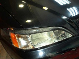 Carbon Fiber Acura 99 01 TL 3 2TL Inspire Saber Headlights Eyelids 