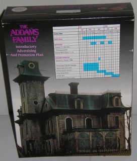 Unopened 1991 Addams Family Cereal Box Salesman Sample Very Unusual 