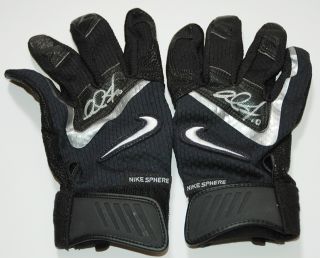 Adam Jones Game Used Dual Signed Autographed 2007 Nike Batting Gloves 