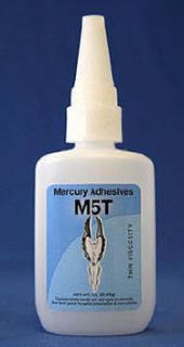 Mercury Adhesives CA Glue Super 5 Bottle Combo Adhesive