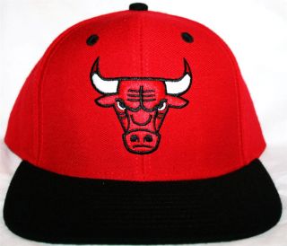 Adidas Chicago Bulls Snapback Hat Choice Red or White
