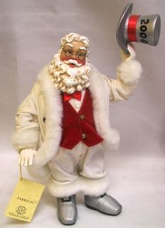 Kurt S. Adler & Kohls Fabriche Santas 10 Figurines   Classic