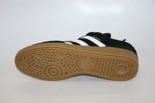Adidas Skateboarding Busenitz Skate Shoes Black White Gold Gum See 