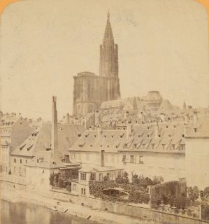 FRANCE SV   Strasbourg   Cathedral Exterior   Adolphe Block 1870s