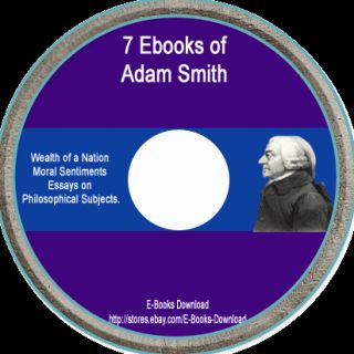 The Wealth of A Nation Adam Smith Economics eBook CD