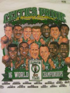 Boston Celtics NBA Basketball Team T Shirt Adult Large L New Tee 