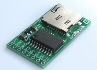 MicroSD Card Adapter BASIC STAMP, PIC, AVR  MICROSD ADP