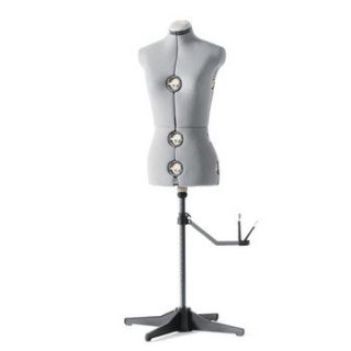 Singer DF150G Adjustable Dress Form Gray Medium