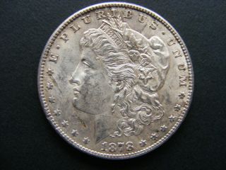 1878s Morgan Silver Dollar Never Polished or Scrubbed