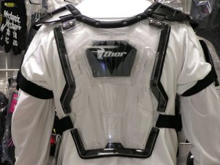   Chest Protector Motocross Dirtbike ATV Guard Adult Clear Black