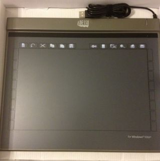Adesso Cybertablet Z12 10 x 6 25 USB Slim Graphics Tablet