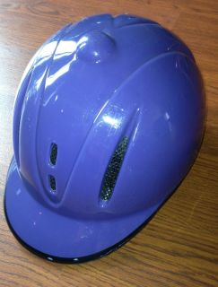 Aegis Devon Aire Equestrian Purple Hoseback Riding Helmet Model #K 1 