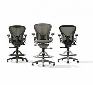 Herman Miller Aeron High Stool Office Chair Posture Fit