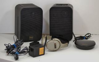 Advent Wireless Speakers with Headphones TV Audio Stereo