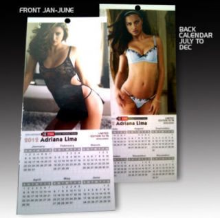 Adriana Lima MIN Calendar 2012 Collect RARE 1 of 75