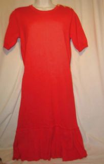 ADRIENNE VITTADINI red cotton dress   Women 4 VTG