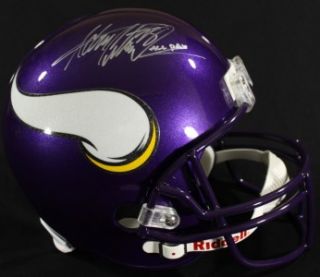 Adrian Peterson Signed Vikings FS Helmet w/ALL DAY (AD28 Hologram)