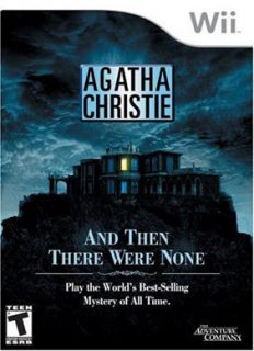 Agatha Christie  And Then There Were None Nintendo Wii Mystery Game 