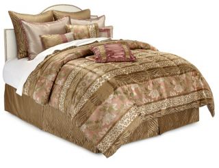 Highgate Manor SERENGETI 10 piece Comforter Set  King (Rose)