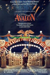 Avalon Movie Poster 1990 Aidan Quinn Barry Levinson Film