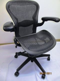 Aeron Herman Miller Chair BLACK SizeA FULLY Adjustable  