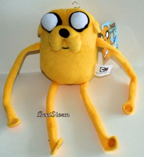 10 Adventure Time Finn and Jake Dog Velcro Wrap Around Arms Plush Toy 