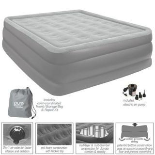 Pure Comfort Full Raised Flock Top Air Bed 6009FRB