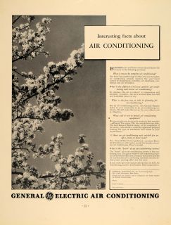   ad general electric air conditioning cherry tree original advertising