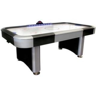 else electra 7 air hockey table with interactive rail lighting