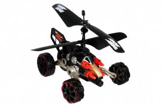 Air Hogs R/C ~BLACK   HOVER ASSAULT~ Remote Control Helicopter  ground 
