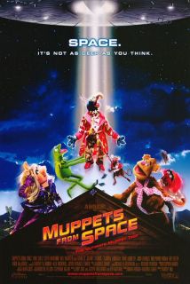 Muppets from Space Movie Poster 2 Sided Original 27x40