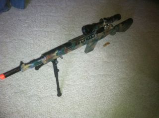 Airsoft M14 Custom Painted 360 FPS Spring