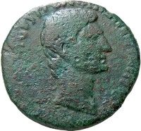 Augustus AE as Moneyer P Lurius Agrippa Authentic Roman Coin 