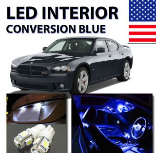 Agt Premium Series Dodge Charger 2006 2011 Interior LED Kit Pure Blue 