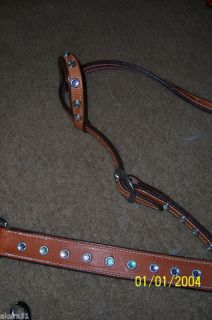Headstall Breastcollar Rainbow Bling Akers Ranch New