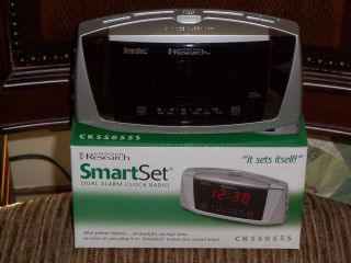 Emerson Research SmartSet Dual Alarm Clock Radio  (New)