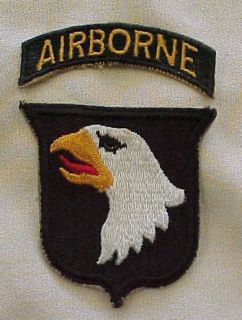 101st Airborne Patch With Tab