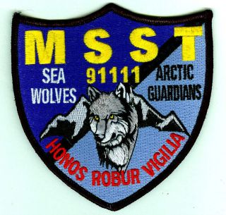   Patch Antiterrorism Team Anchorage Alaska Sea Wolves