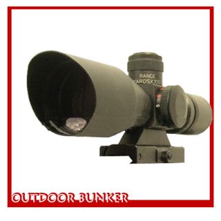 aim 2 5 10x40 illuminated tactical quick release mil dot rifle scope