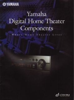 yamaha home theater components catalog 2001 rx v1 rx v3000 rx v1000 rx 