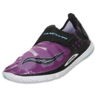 Brand New Saucony Hattori Womens Purple Slip on Running Shoe Sneaker 