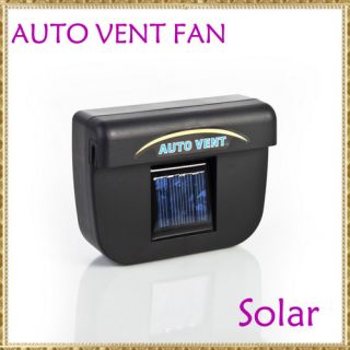 Solar Sun Powered Car Auto Air Vent Cool Cooler Fan New