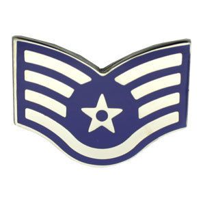 Air Force Staff Sergeant Pin USAF Air Force E5 Staff Sgt Rank Pin 