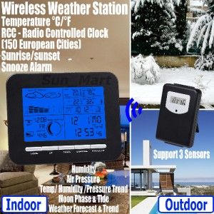   Outdoor Thermometer Humidity Barometer Air Pressure °C °F