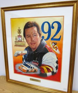 Alan Kulwicki NASCAR 1992 Winston Cup Champion Original Oil Painting 