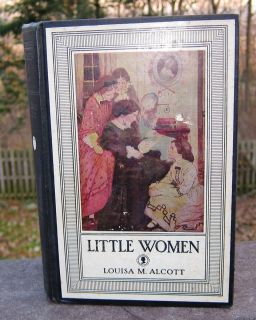 Little Women Louisa M Alcott Antique RARE Book 1928