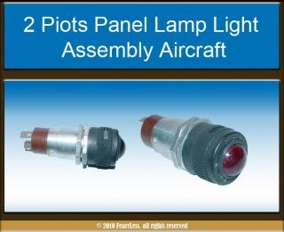 Aircraft Control Panel Instrument Indicator Pilot Light Lamp 