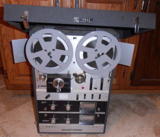vintage Walter reel to reel tape recorder